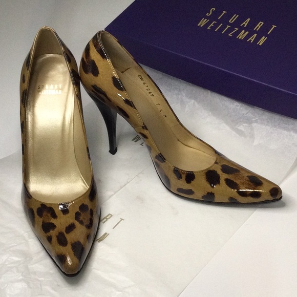 High heels pumps. Flame. Caramel jaguar patent, in the box. - Picture 4 of 7